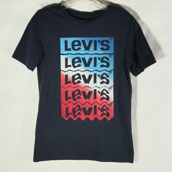 LEVIS Multicolor Short Sleeve Youth Large Tee T Shirt - Picture 4 of 7